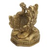 Brass Phoenix Statue High Hardness Good Gloss Phoenix Decorative Figurines