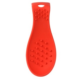 Dexas GSR2-1795 Silicone Spoon Rest, Small, Red