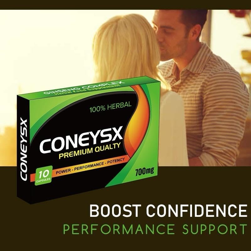 CONEYSX | 10 Capsules | Ginseng | Stronger | Power
