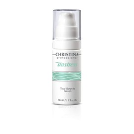 Unstress Total Serenity Serum - Probiotic Skin Replenisher for All Skin Types, (1 fl. oz) (30 ml)