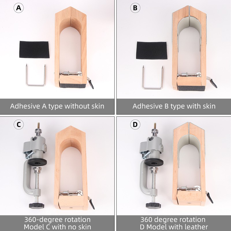 360° Rotating Leather Stitching Pony, Table-Mount Clamp