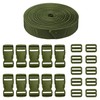 JETEDC Molle Suitcase Belt, Load Collapse Prevention, Belt 10 Set,