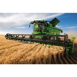 WACYDSD Jigsaw Puzzle 1000 Piece Tractor in The Field Adult Puzzle Wooden Puzzle Toy DIY Kit Gift Home Decor 75x50cm