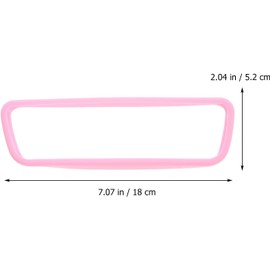 jojofuny Protector para Espejo Retrovisor de Silicona Rosa Compatible Model, Funda Decorativa y Funcional para Uso en Interiores de Coches y Protección contra Bordes Ásperos