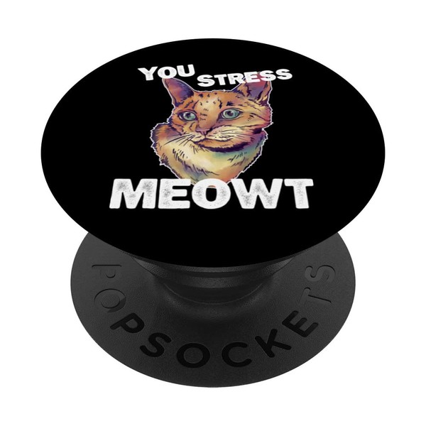 You Stress Meowt Funny Cat Owner Kitty Lover Feline Pet
