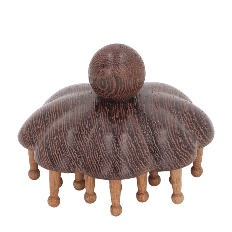 Wood Massage Comb Sandalwood Scraping Scalp Massage Comb Massager Tool
