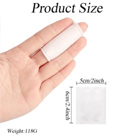 Wattepads für Gesicht, Lippen, Augen, Make-up, Entferner-Pads, weich, fusselfrei, doppelseitig, dreilagig, kosmetische Wattepads für Gesichtswasser, Nagellack, 222 Stück