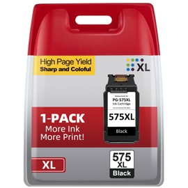 Firstoner PG-575XL Printer Cartridges, PG-575XL Printer Cartridges Black Replacement for Canon 575 Cartridges Compatible with Canon PIXMA TS3550i TS3551i TS3750i TR4750i TR4751i (575XL Black)