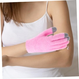 Mikinona Touch Screen Gloves Foot Mask Set Moisturizing Gloves for Women Overnight Care