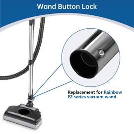 Wand Button Lock Replacement for Rainbow E2 Vacuum Wands, Stainless Steel Wand Push Release Latch Lock