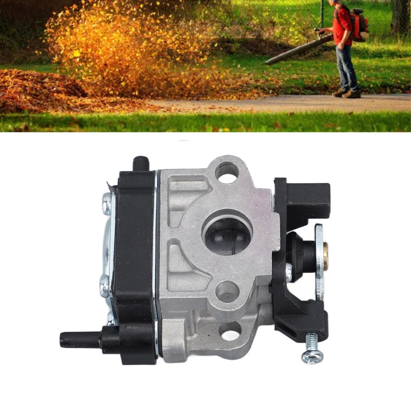 TOPINCN Leaf Blower Carburetor Kit, Aluminum Air Filter Sponge Primer