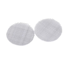 Cheeroyal 150Pcs Stainless Steel Smoking Screens Pipe Screen Filters 9.5/12.7/15/15.8/19/20mm with Storage Box (15mm)