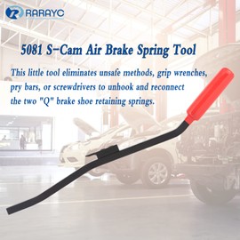 RARAYC S-Cam Air Brake Spring Tool 5081 for Heavy Duty Tractors & Trailers