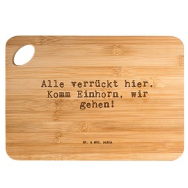 'Mr. & Mrs. Panda Bamboo Chopping Board With "All Crazy Unicorn. Come Here We Go. – 100% Handmade Bamboo Board, engraved natural wooden bamboo cutting board, Breakfast Board, Breakfast, Kitchen Chopping Board, Solid Heavy Duty Unicorn & Glitter, Silly, F