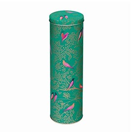 Sara Miller - Green Bird Extra Tall Round Spaghetti Tin - SM2863