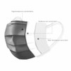 BMC TECH -- 50pcs Black Disposable Face Masks Cover Breathable