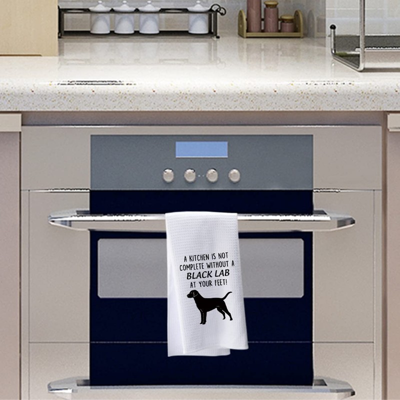 Black Lab Kitchen Towel A Kitchen is Not Complete Without