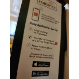 Defiant New Defiant Square Satin Nickel Smart Wi-Fi Deadbolt Powered - 1007 769 039