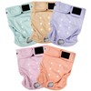 Tuiskusa Reusable Washable Dog Diapers Female, Highly Absorbent Doggie Diapers,