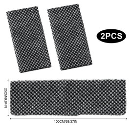 EUPSIIU 2 Stück Luffa Schwamm Peeling Körper Wäsche Peeling Scrubber Schwamm, Luffa Schwamm Rückenschrubber für Bad und Dusche, für Damen und Herren, Arbeitssparend und Gründliche Reinigung (Schwarz)