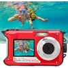 Acuvar 48MP Megapixel Waterproof Dual Screen Full HD 1080P Digital
