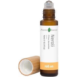 Neroli Essential Oil Roll On, Natural Neroli Essential Oil Roll-On, Pre-Diluted with Jojoba Oil for Skin Care, Travel Size Roller, Leak-Proof Metal Rollerball, Bitter Orange Blossom Derived (15 mL)