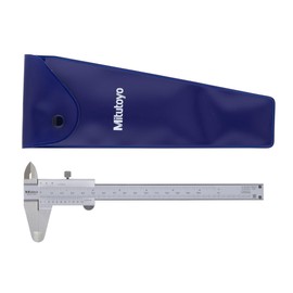 MITUTOYO - Calibres Vernier 530-104, de acero inoxidable, para mediciones interiores, exteriores, de profundidad y escalones, métricas