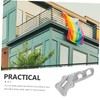 BESPORTBLE Adjustable Aluminium Flag Pole Holder Bracket for Garden and