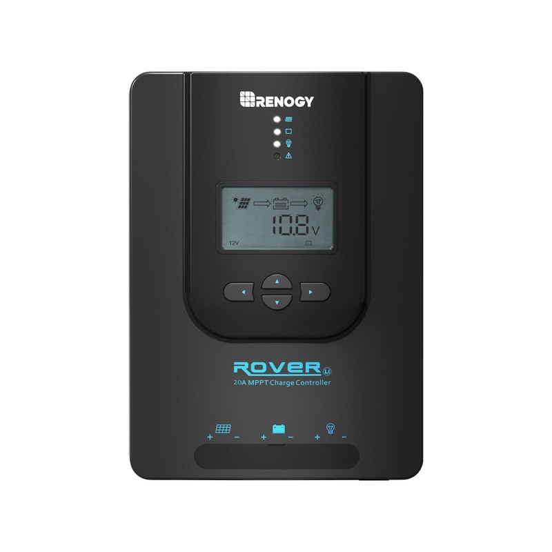 Rover 12V/24V 20A Charge Controller with MPPT- DC Input Solar
