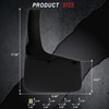 MotorbyMotor Mud Flaps Splash Guard for 2019-2023 Ford Ranger Off-Road