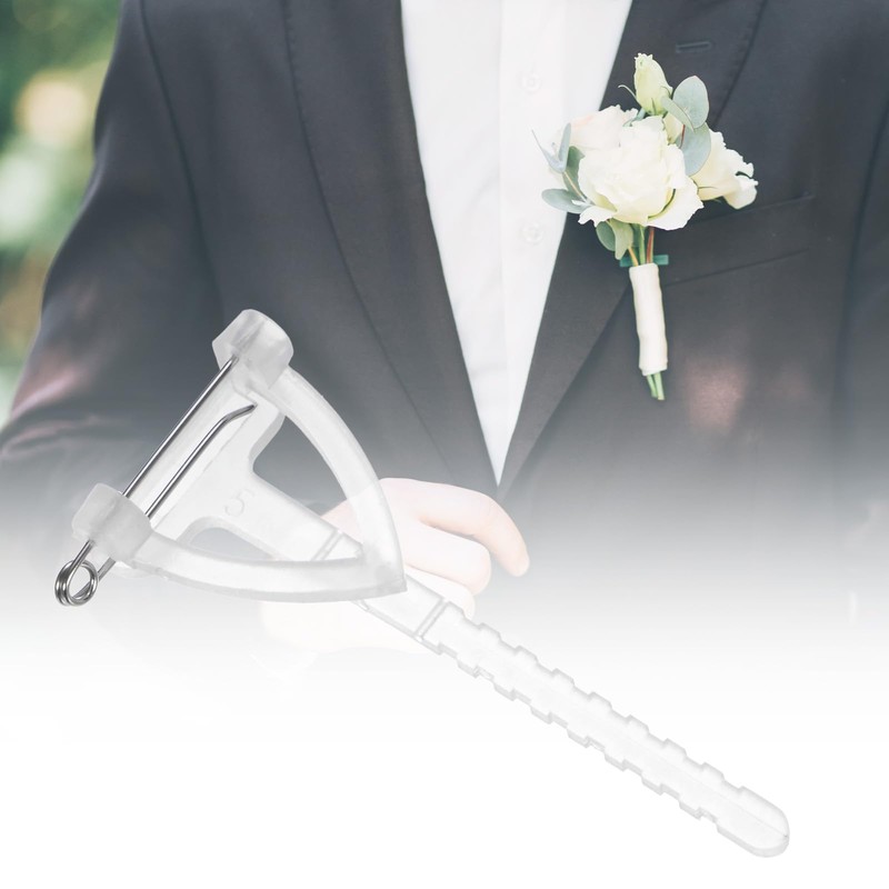 M METERXITY 20-Pack Boutonnieres Safety Pins, Plastic Triangle Corsage Pin
