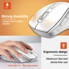 Wireless Mouse, 2.4Ghz Office/Gaming Ergonomic Optical Mouse 1600dpi for Notebook