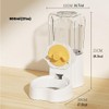 Pet Hanging Automatic Feeders Drinking Bowls，Gravity Rabbit Feeder and Water