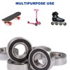 608 2RS Ball Bearings - 10 Pcs Double Rubber Sealed