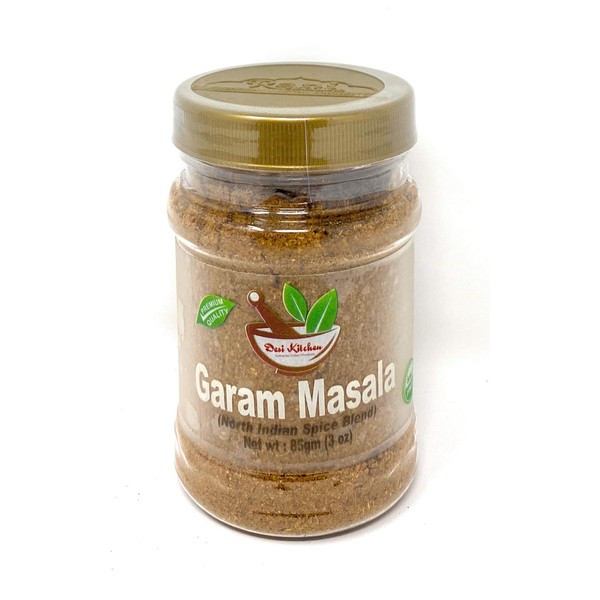 Desi Kitchen Spices All Natural || NON GMO || Vegan || Salt Free || Garam Masala (North Indian Spice Blend) Indian 11 Spice Blend 3oz