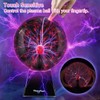 Theefun Blue Plasma Ball: 8 Inch Plasma Globe Touch &