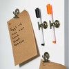 MATANA Super Strong Stainless Steel Magnetic Clips for Magnetic Board,