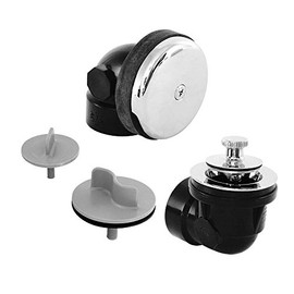 Eastman 35222 One-Hole ABS Bath Waste with Test Kit, 1-1/2 inch, Chrome