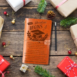 TheGiffter Graduation Gifts Notebook,Congratulations Graduation School Leavers Gifts, Graduation Presents for Granddaughter, Daughter, Friends, Girls（A6,12x20cm