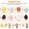 Flintronic 8pcs Mini Vase Fridge Magnets, 3D Tiny Bud Vases,