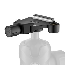 Manfrotto MSQ6T Traveler Top Lock Quick Release Adapter - Arca Compatible Plate Device for Befree Tripods, Perfect for Manfrotto 494 and 496 Ball Heads - Compact and Lightweight - Aluminium