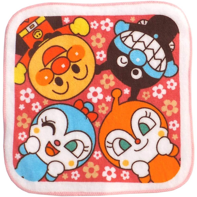 Sarongge Anpanman 3-Piece Mini Towel Set