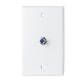 Skywalker Wall Plate w/single 3.0ghz F-81 (White)