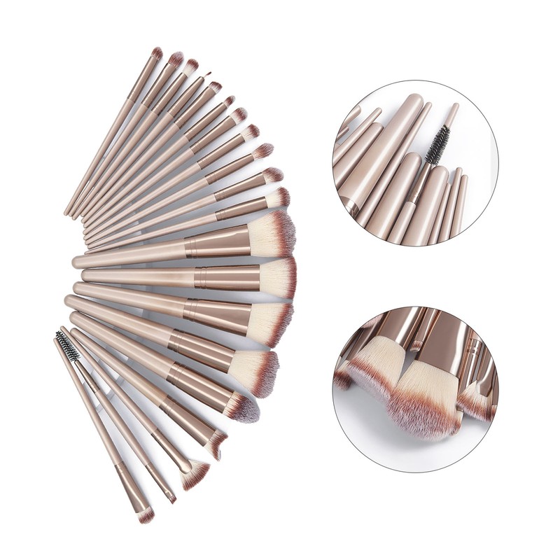 20pcs Makeup Brushes Soft Nylon Hair Skin Friendly Cosmetic Brush