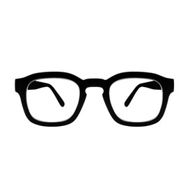 Gabriel + Simone Sy Reading Glasses for Men and Women - Bold Square Frame, Blue Light Blocking, Ultra-Thin Scratch-Resistant Lenses, Stylish & Durable with Case