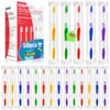 GEPER 50PCS Disposable Toothbrush Soft Bristle Toothbrush Bulk Pack, Individually