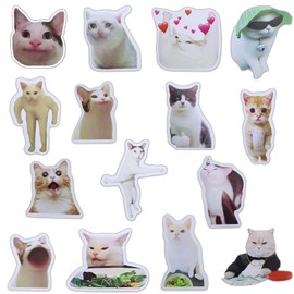 KXVXXV Funny Magnets Fridge Animals, Pack of 15 Fridge Magnets Cats Fridge Magnets Set Reusable Magnetic Vinyl