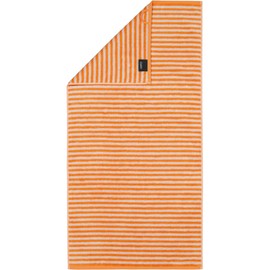 Cawö Home Hand Towels Campus Ringel 955 Mandarin - 33 Hand Towels 50 x 100 cm
