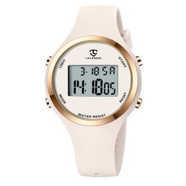 LAVAREDO Watches for Women 3ATM Waterproof Outdoor Digital Sport Watches Stopwatch Wrist Watch with Alarm Clock, Gifts for Women