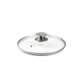 IBILI - 971626 Stainless Steel Knob with Glass Lid 26 cm